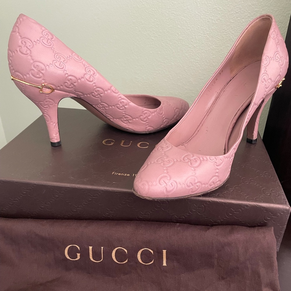Gucci Dusty Rose Pumps 36